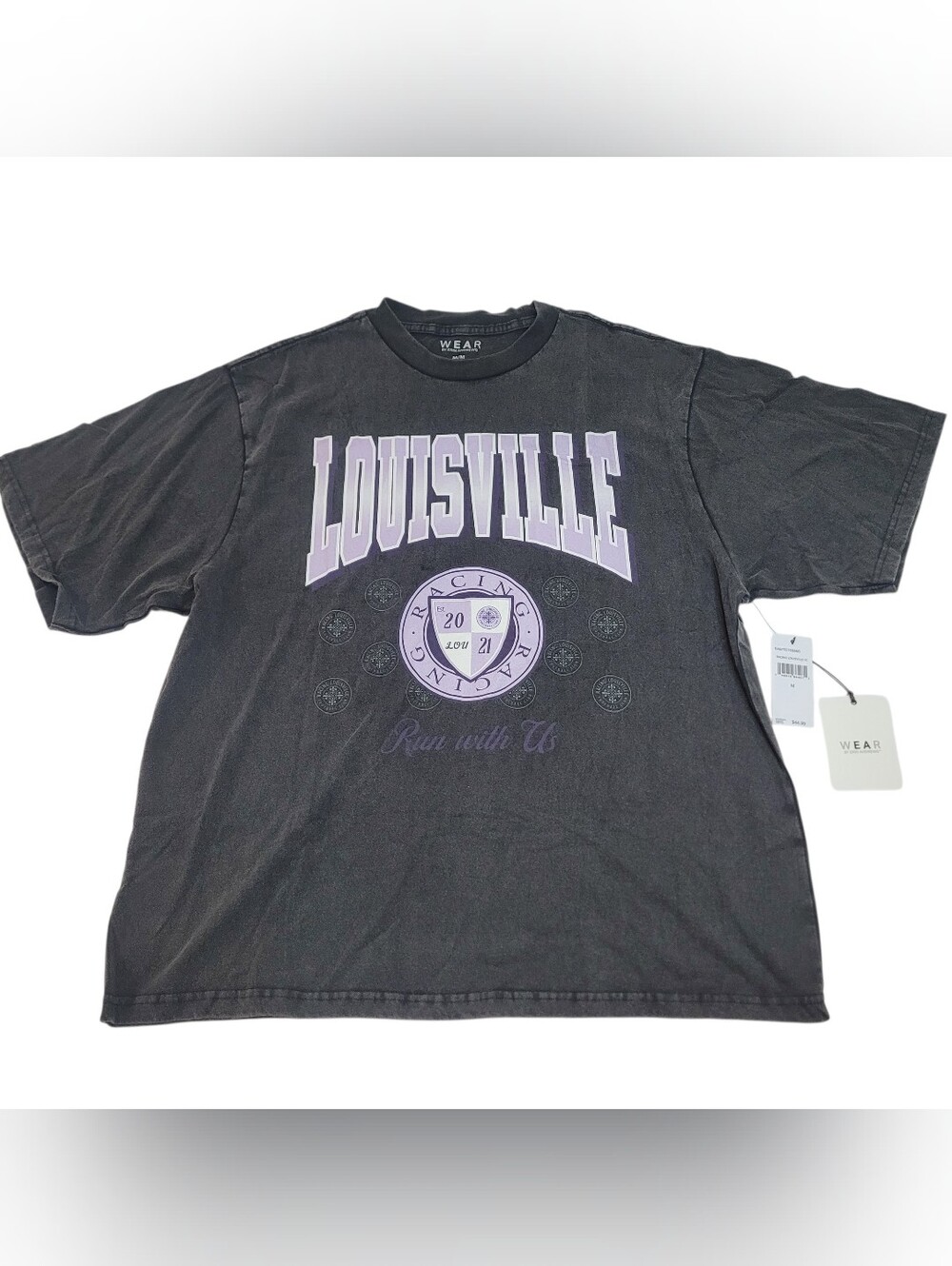 Racing Louisville FC Women’s 90s Oversized Soccer Tee Medium